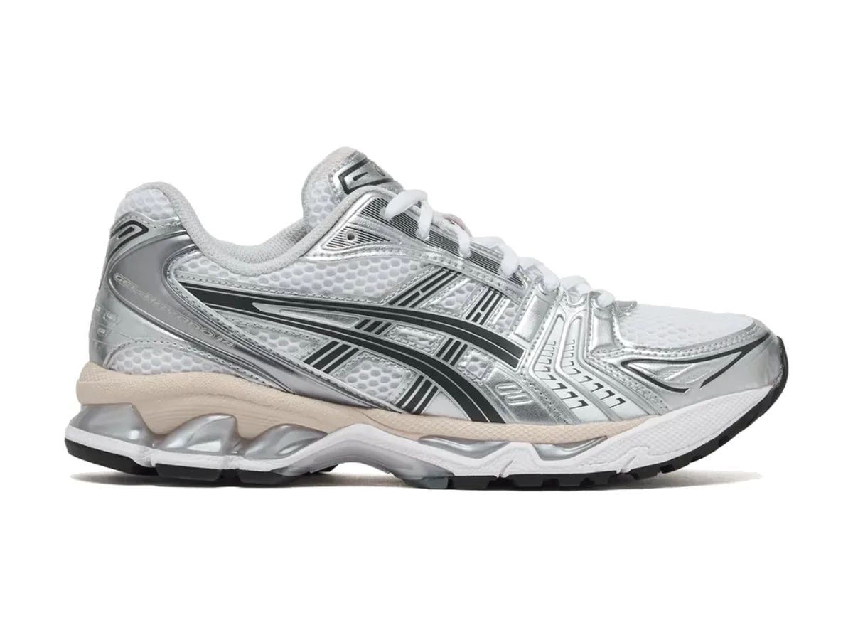 Asics Gel-Kayano 14 · Blanc / Argent